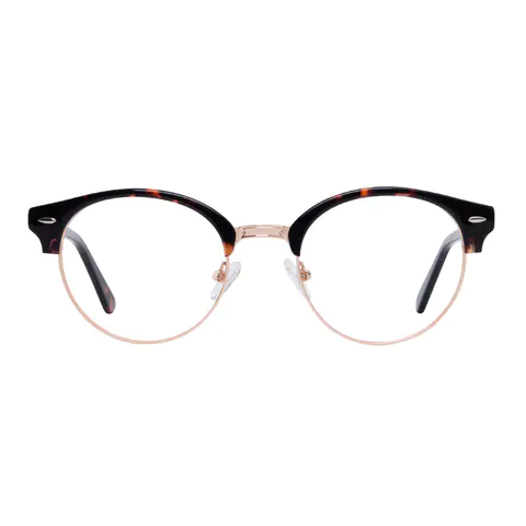 Browline Tortoiseshell/Gold Eyeglasses