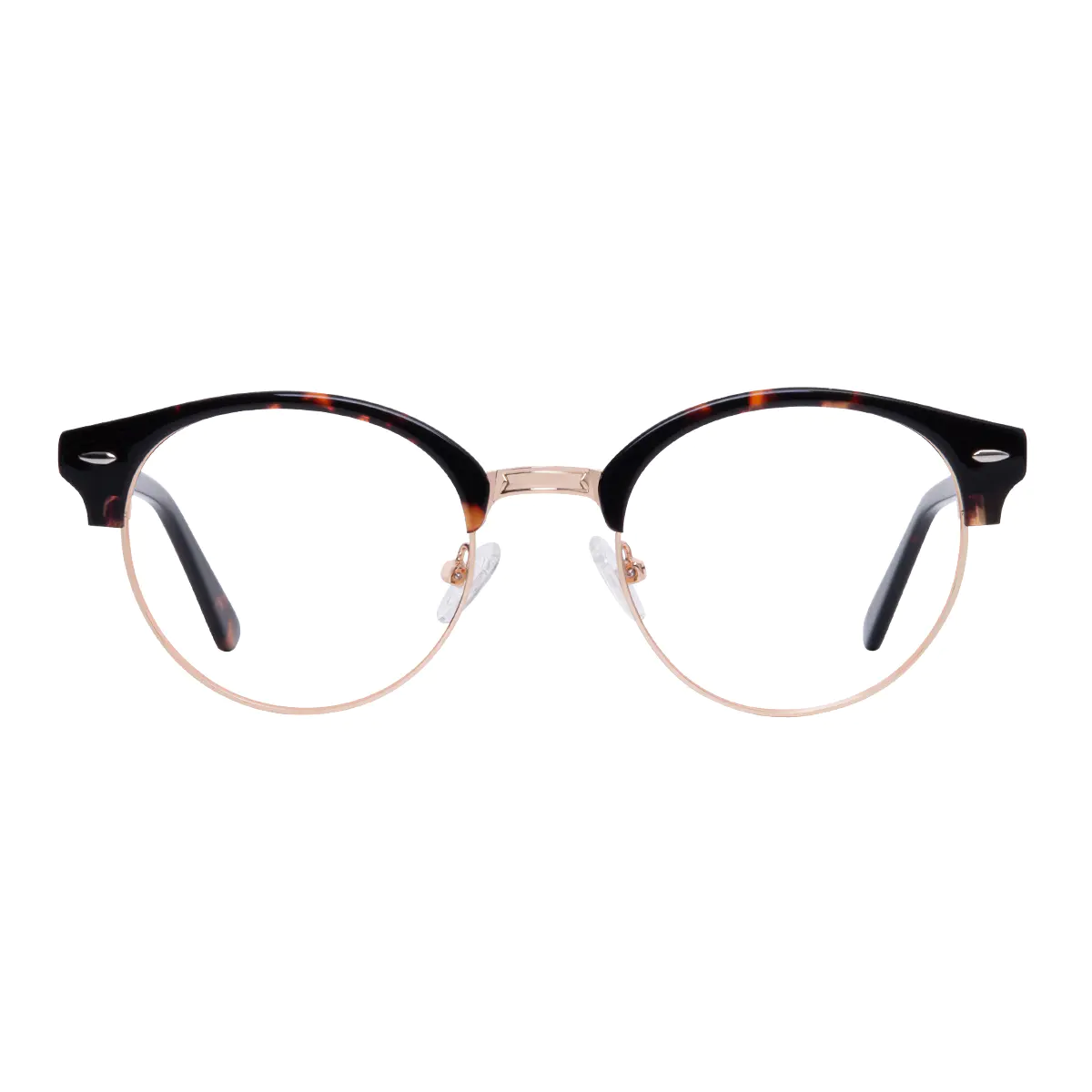 Browline Tortoiseshell/Gold Eyeglasses