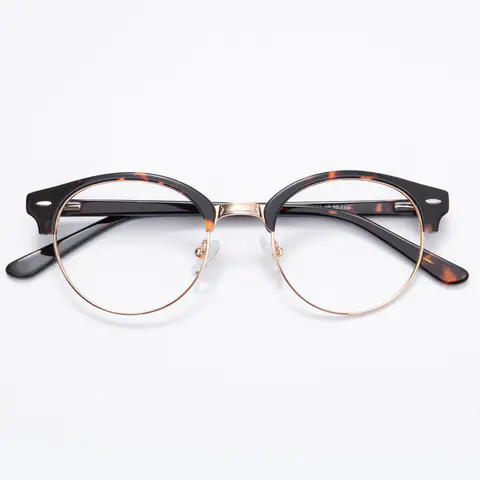 Browline Tortoiseshell/Gold Eyeglasses