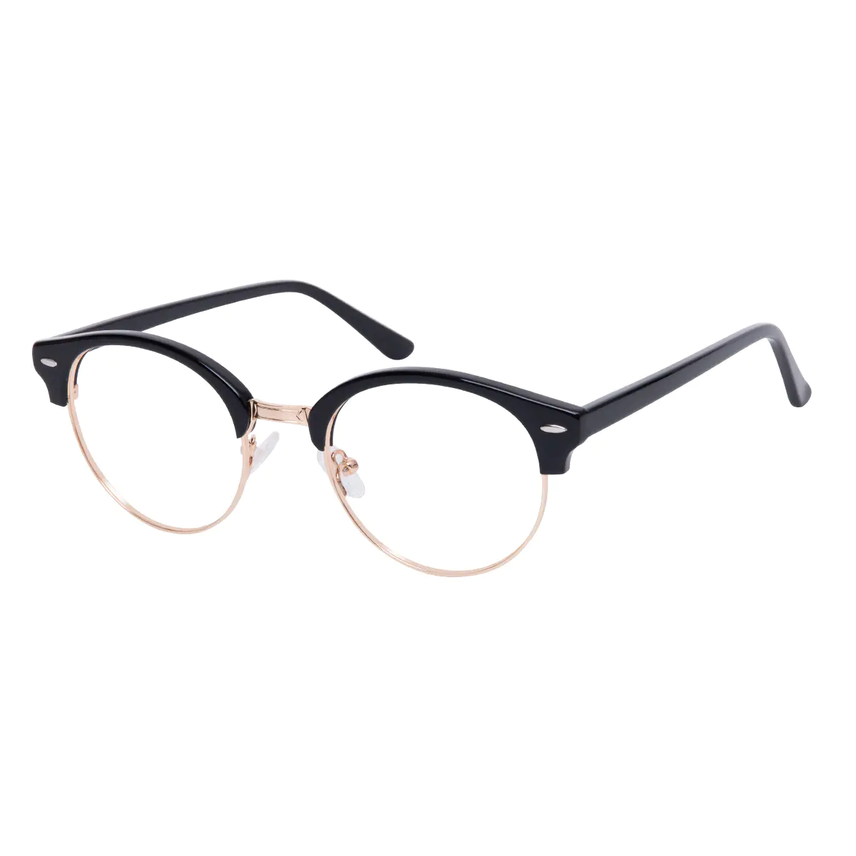 Browline Black Eyeglasses
