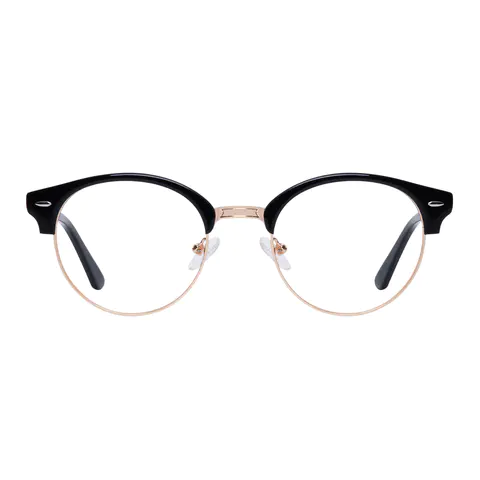 Browline Black Eyeglasses