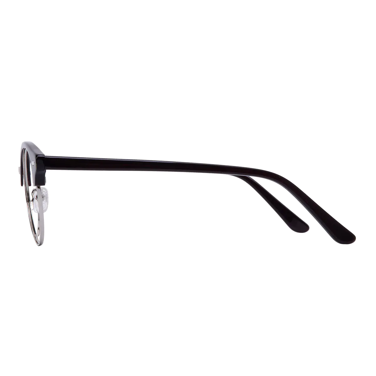 Browline Black Gold Eyeglasses