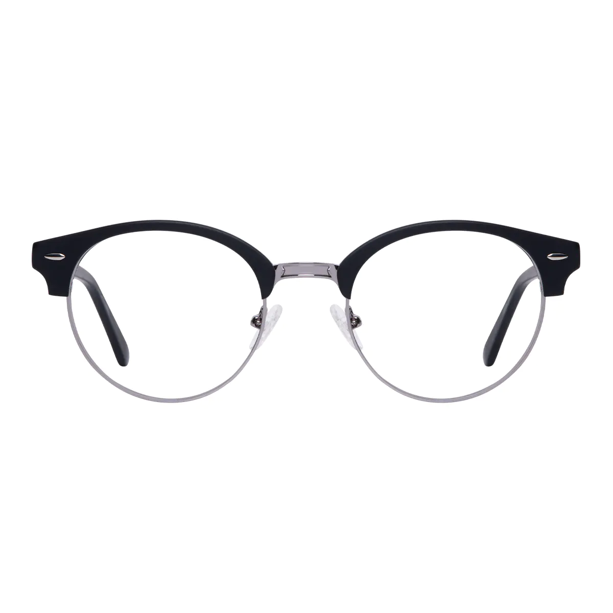 Browline Matte Black Eyeglasses