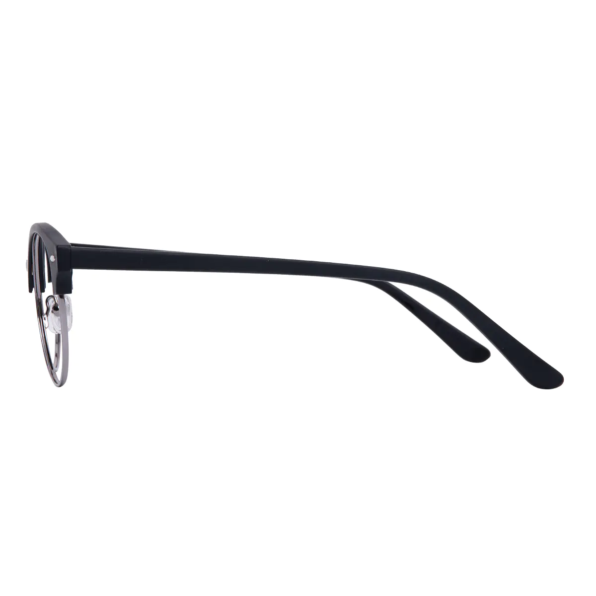 Browline Matte Black Eyeglasses