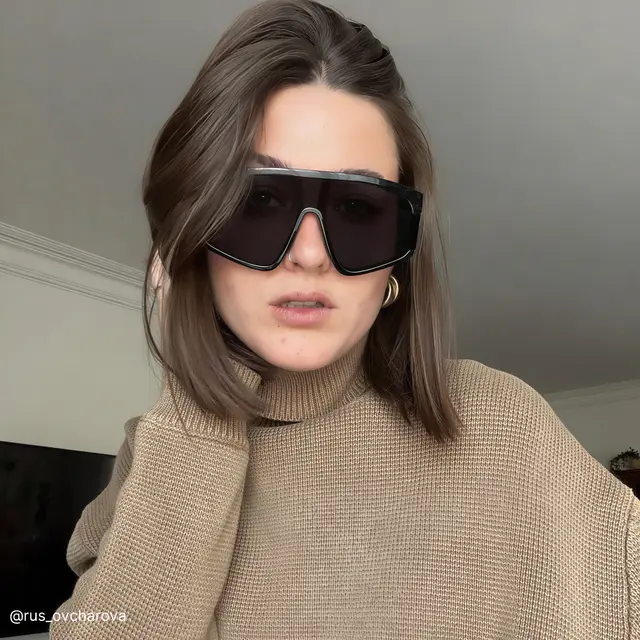 Aviator Black Sunglasses