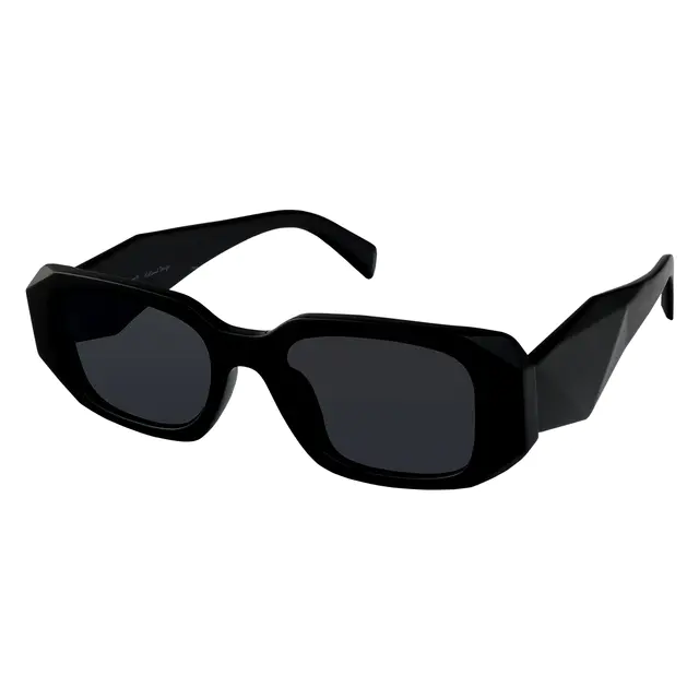 Rectangle Black Sunglasses