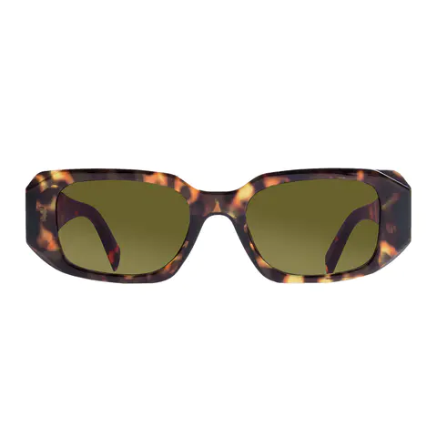 Rectangle Tortoiseshell Sunglasses