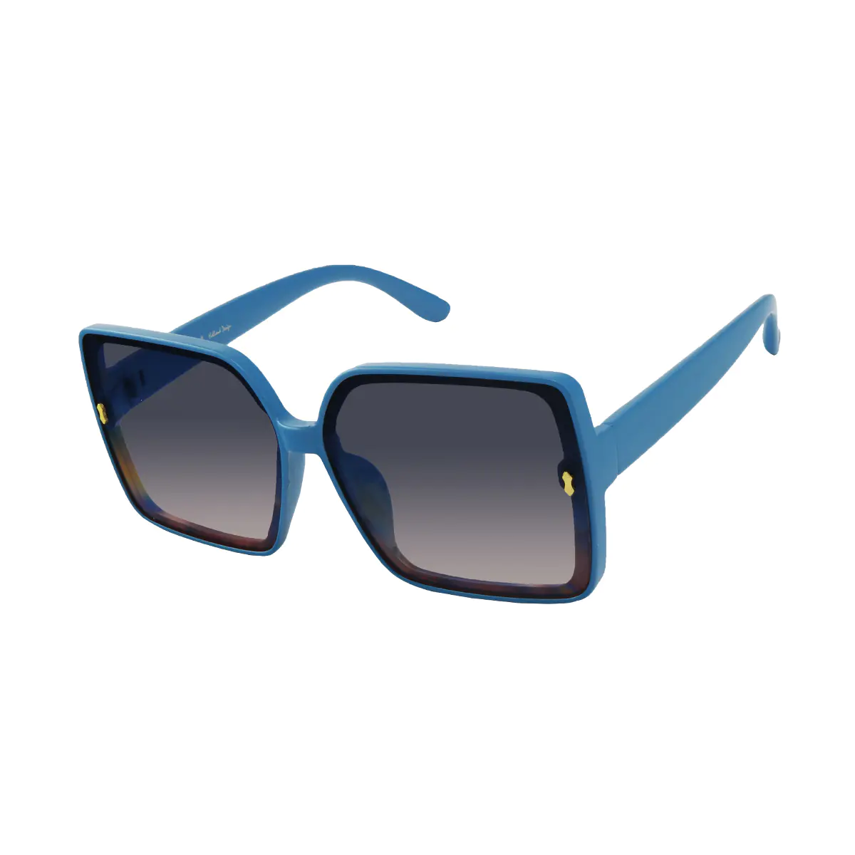 Square Blue Sunglasses