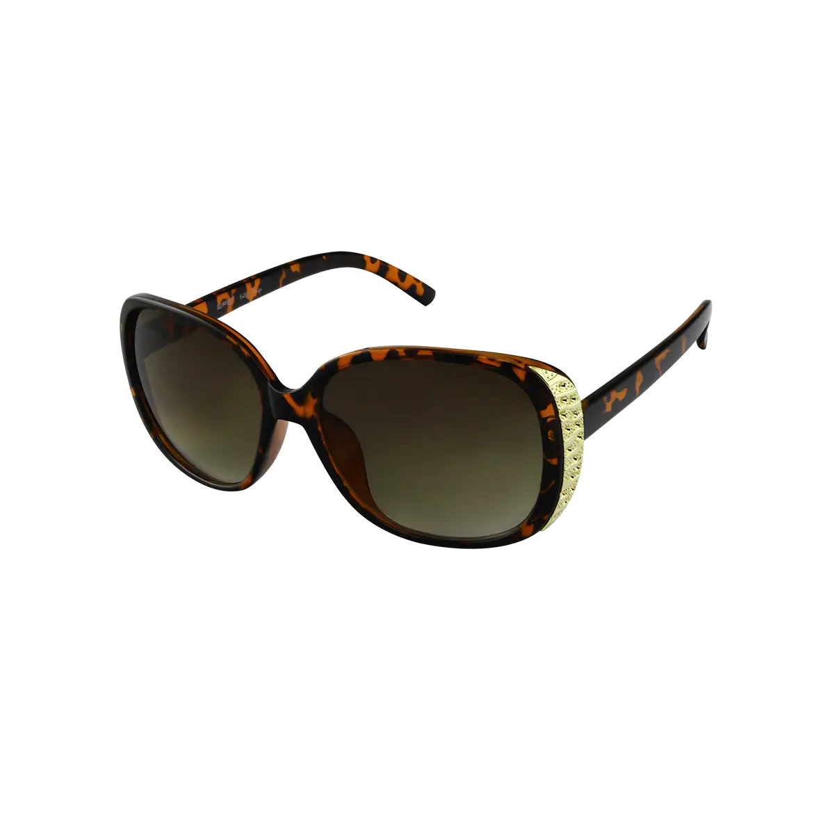 Oval Tortoiseshell Sunglasses