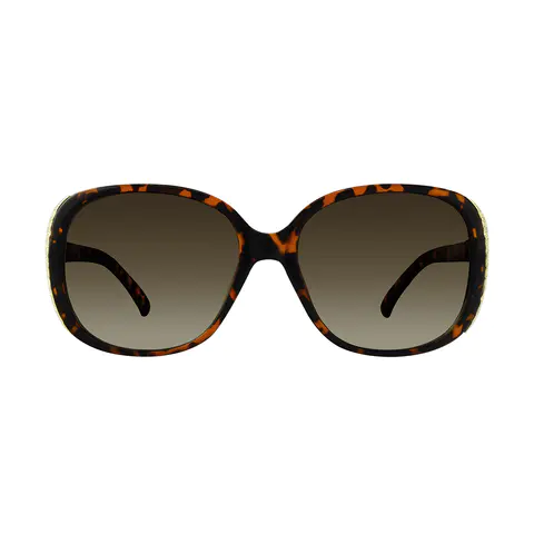 Oval Tortoiseshell Sunglasses