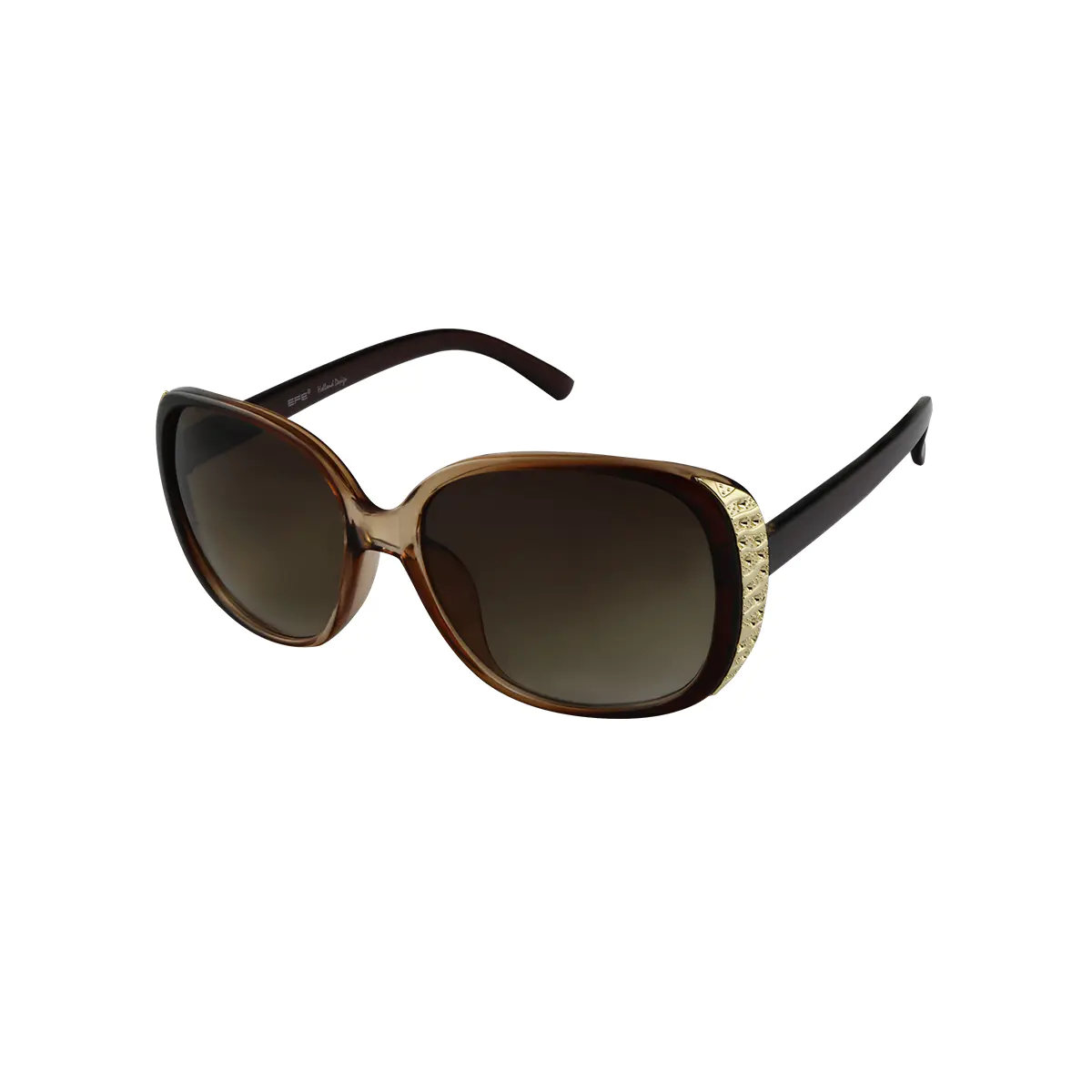 Oval Brown Sunglasses