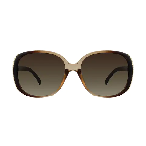 Oval Brown Sunglasses