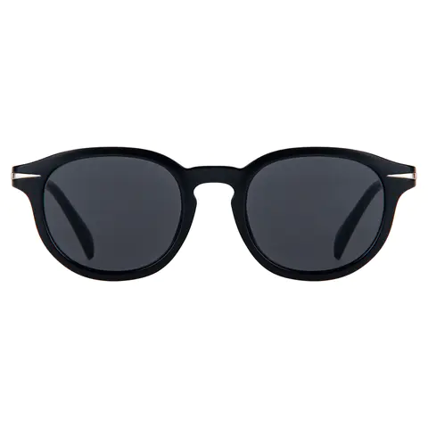 Oval Black Sunglasses