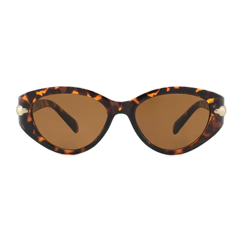 Oval Tortoiseshell Sunglasses