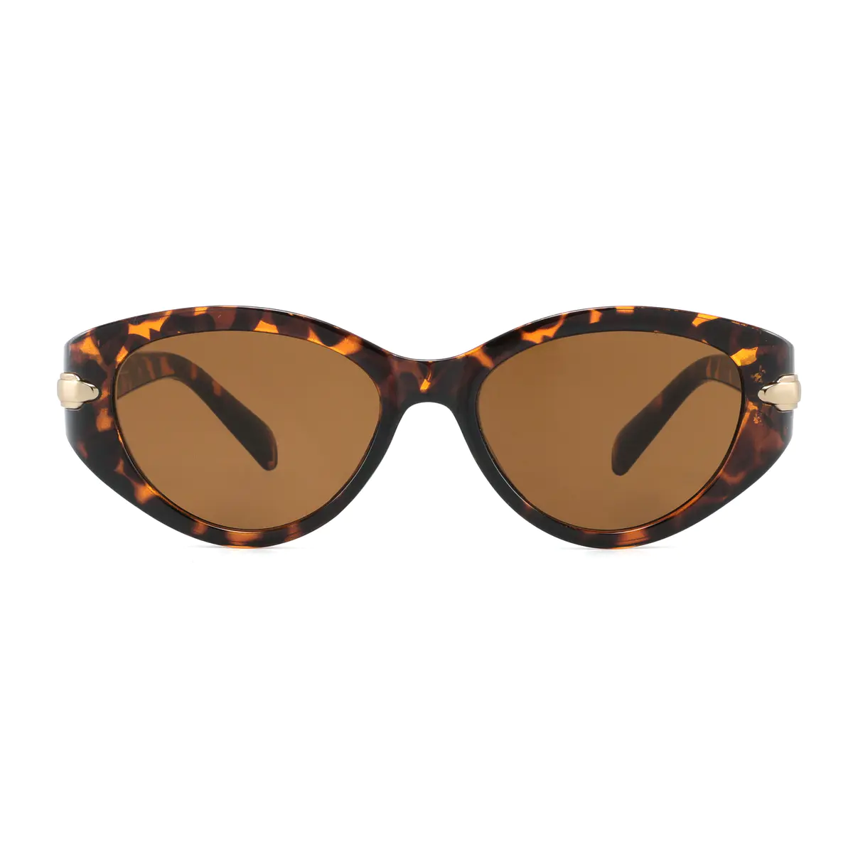Oval Tortoiseshell Sunglasses