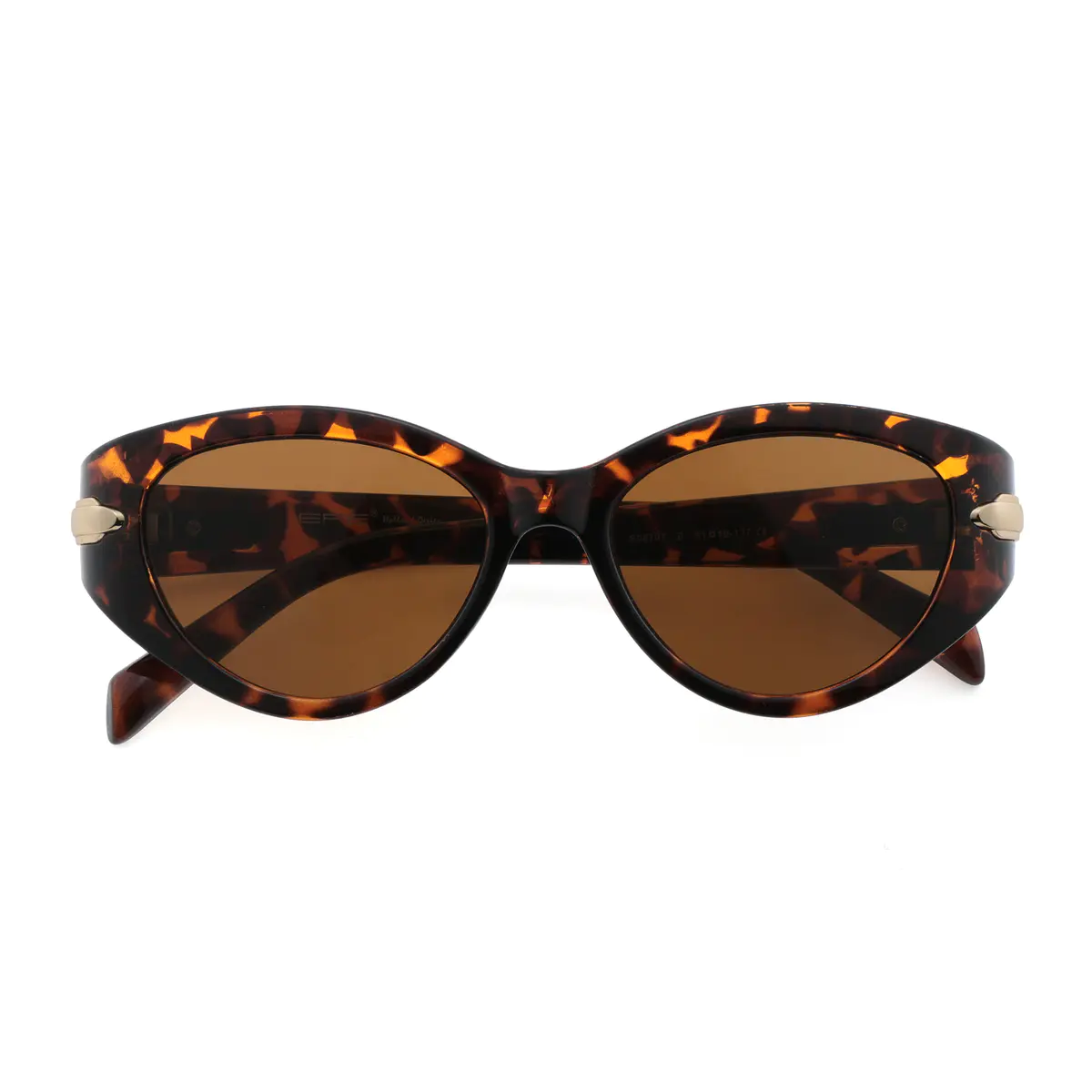 Oval Tortoiseshell Sunglasses