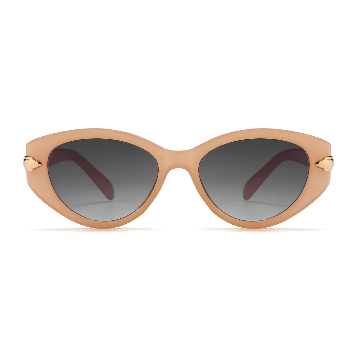 Oval Orange Sunglasses