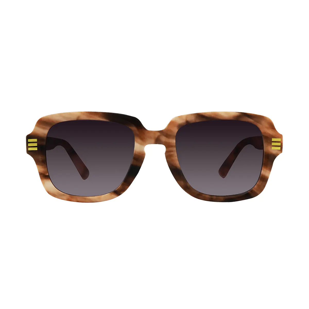 Square Ruby Tortoiseshell Sunglasses