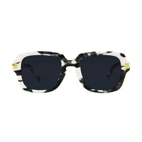 Square Ivory Tortoiseshell Sunglasses
