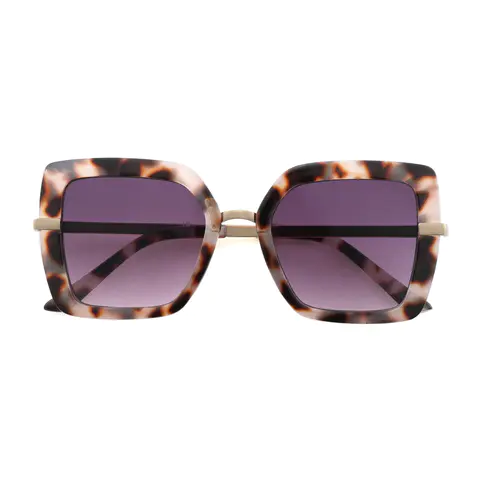 Square Tortoiseshell Sunglasses
