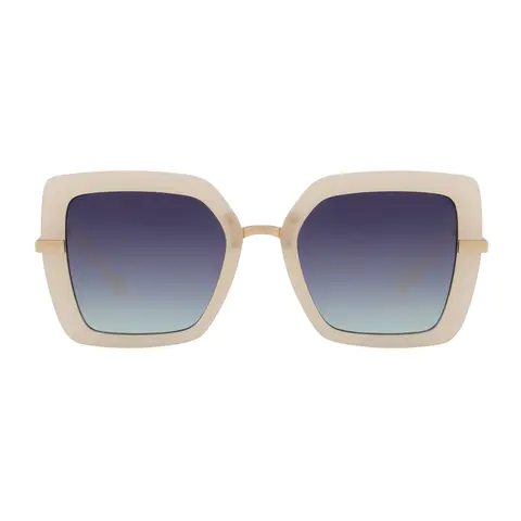 Square White Sunglasses
