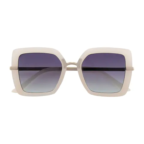 Square White Sunglasses