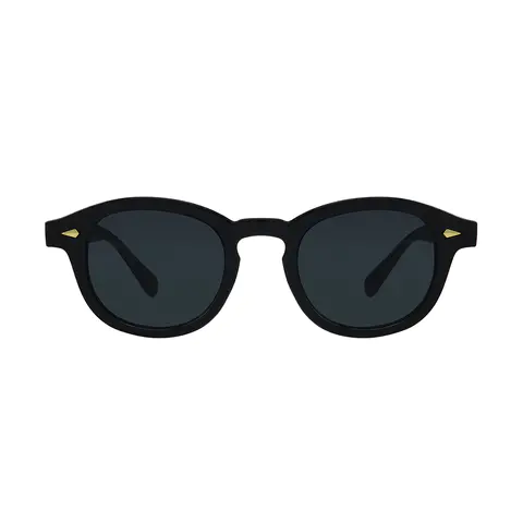 Round Black Sunglasses