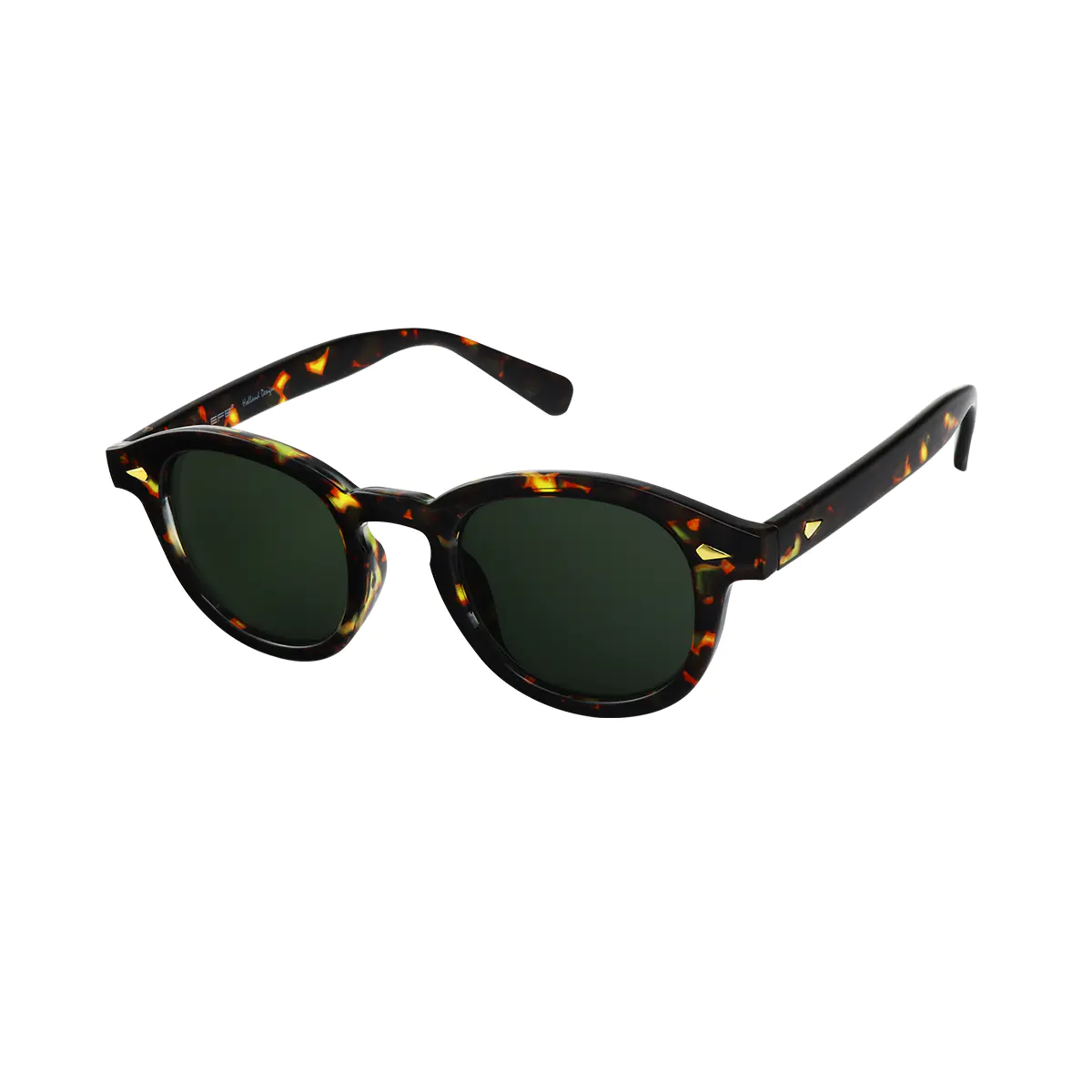 Round Tortoiseshell Sunglasses