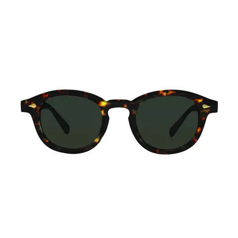 Round Tortoiseshell Sunglasses