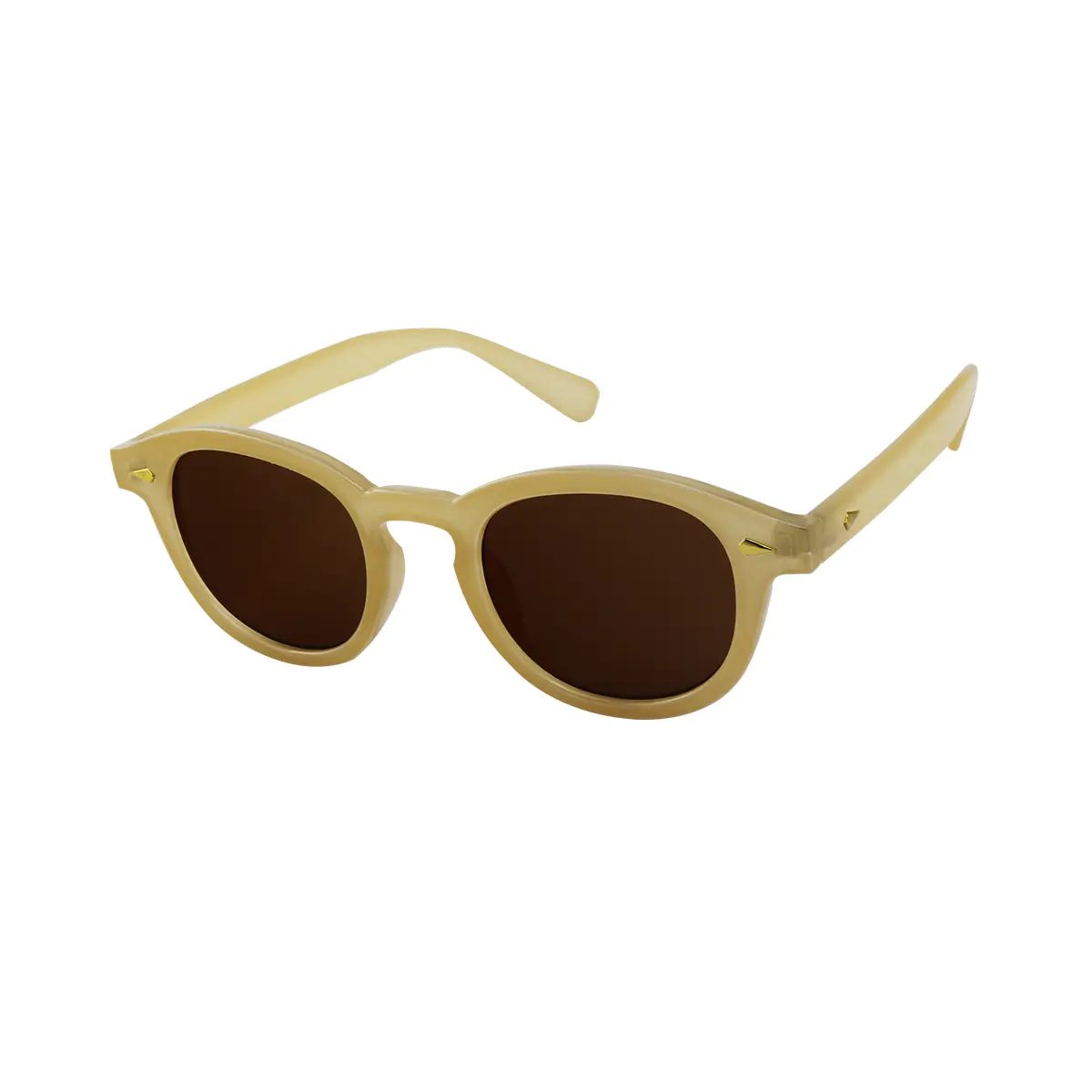 Round Yellow Sunglasses