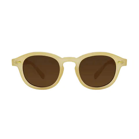 Round Yellow Sunglasses