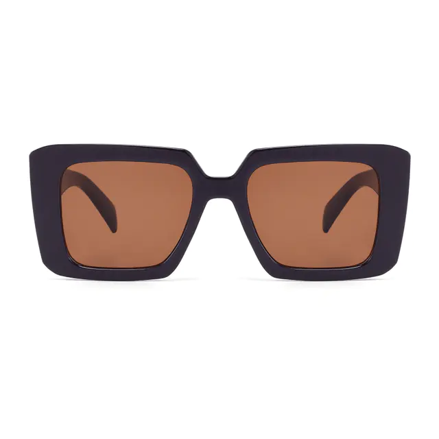 Square Black Sunglasses