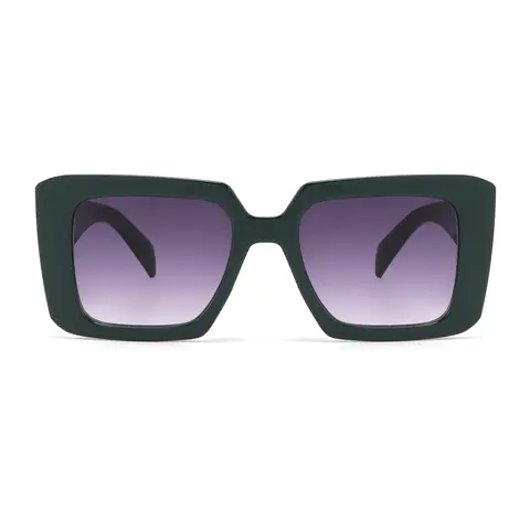 Square Green Sunglasses