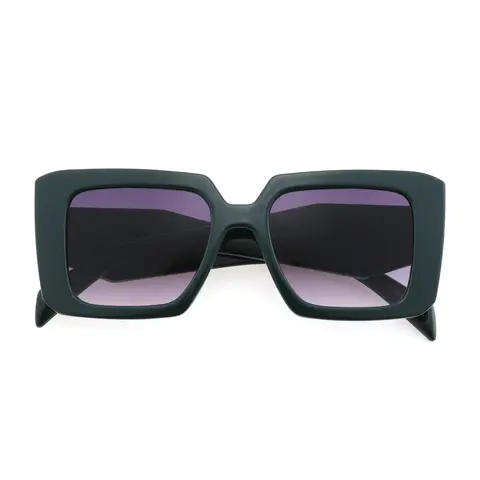 Square Green Sunglasses