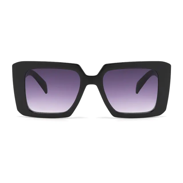 Square Black Sunglasses