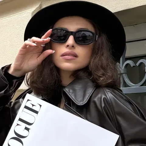 Geometric Black Sunglasses