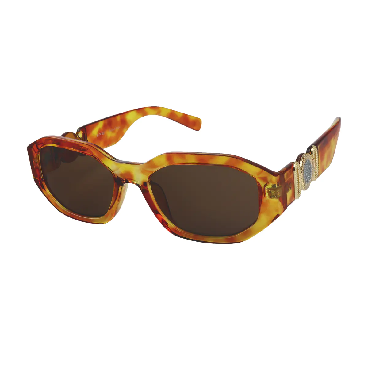 Geometric Tortoiseshell Sunglasses