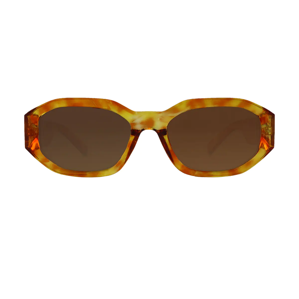 Geometric Tortoiseshell Sunglasses