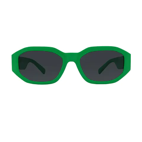 Geometric Green Sunglasses