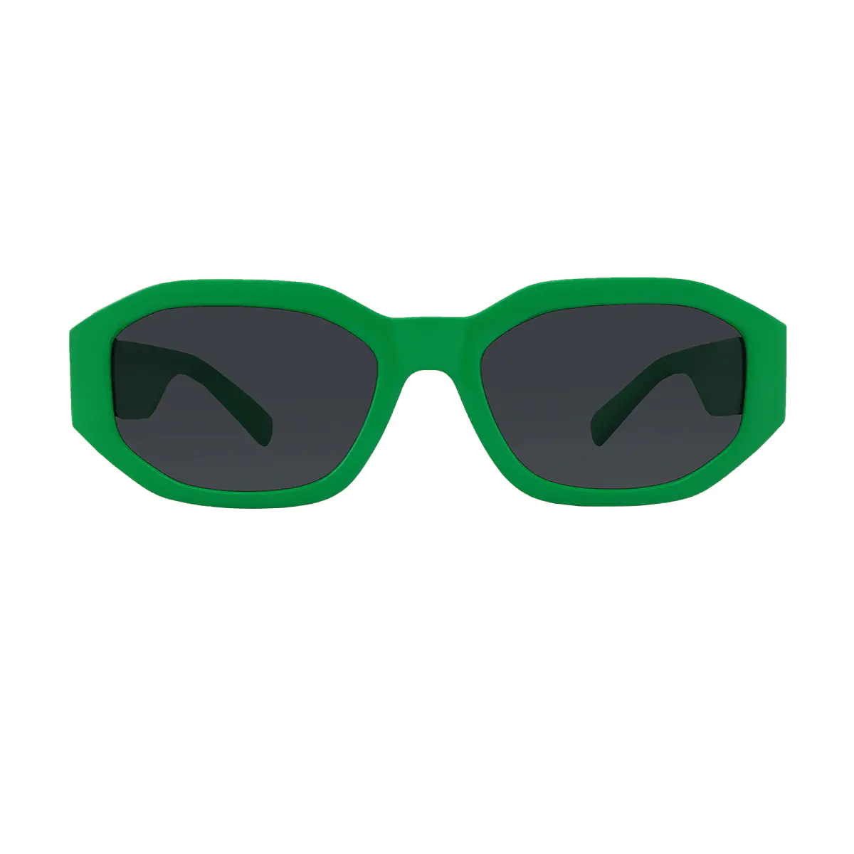 Geometric Green Sunglasses