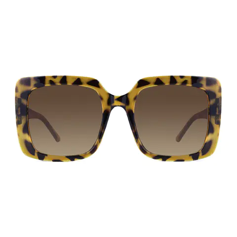 Square Tortoiseshell Sunglasses