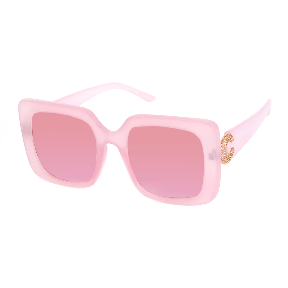 Square Pink Sunglasses