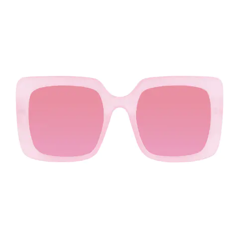 Square Pink Sunglasses