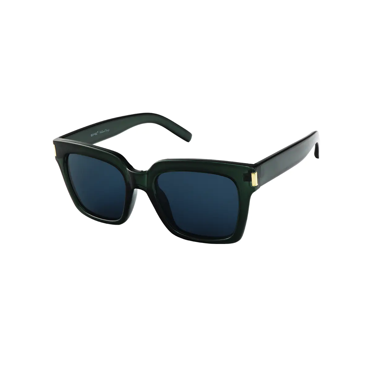 Square Dark Green Sunglasses