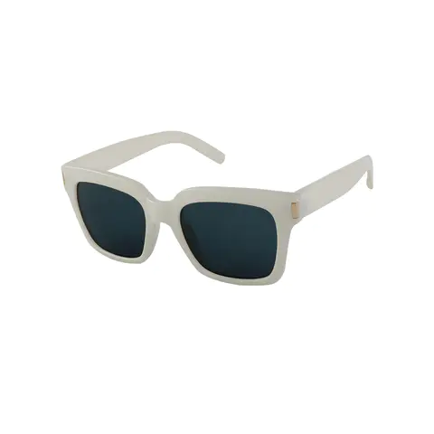 Square White Sunglasses