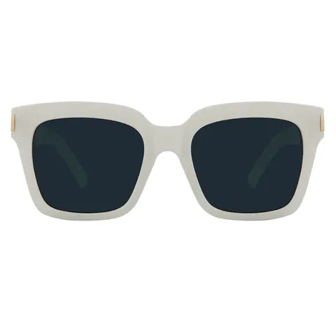 Square White Sunglasses