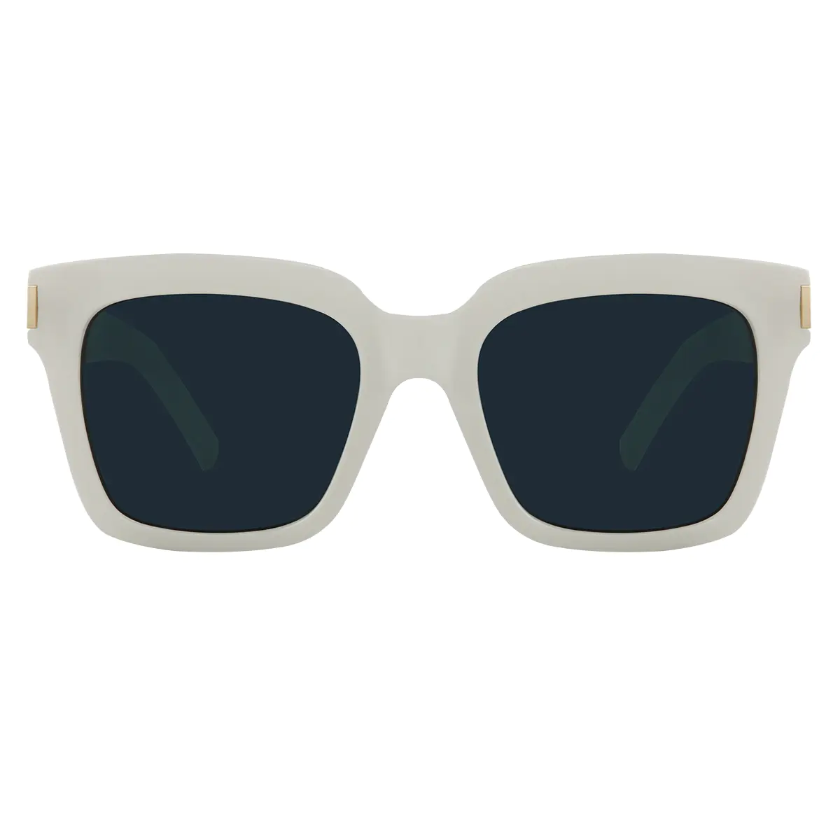 Square White Sunglasses