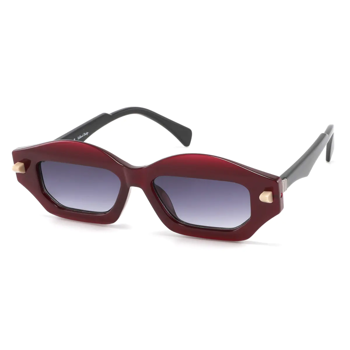 Geometric Wine Sunglasses