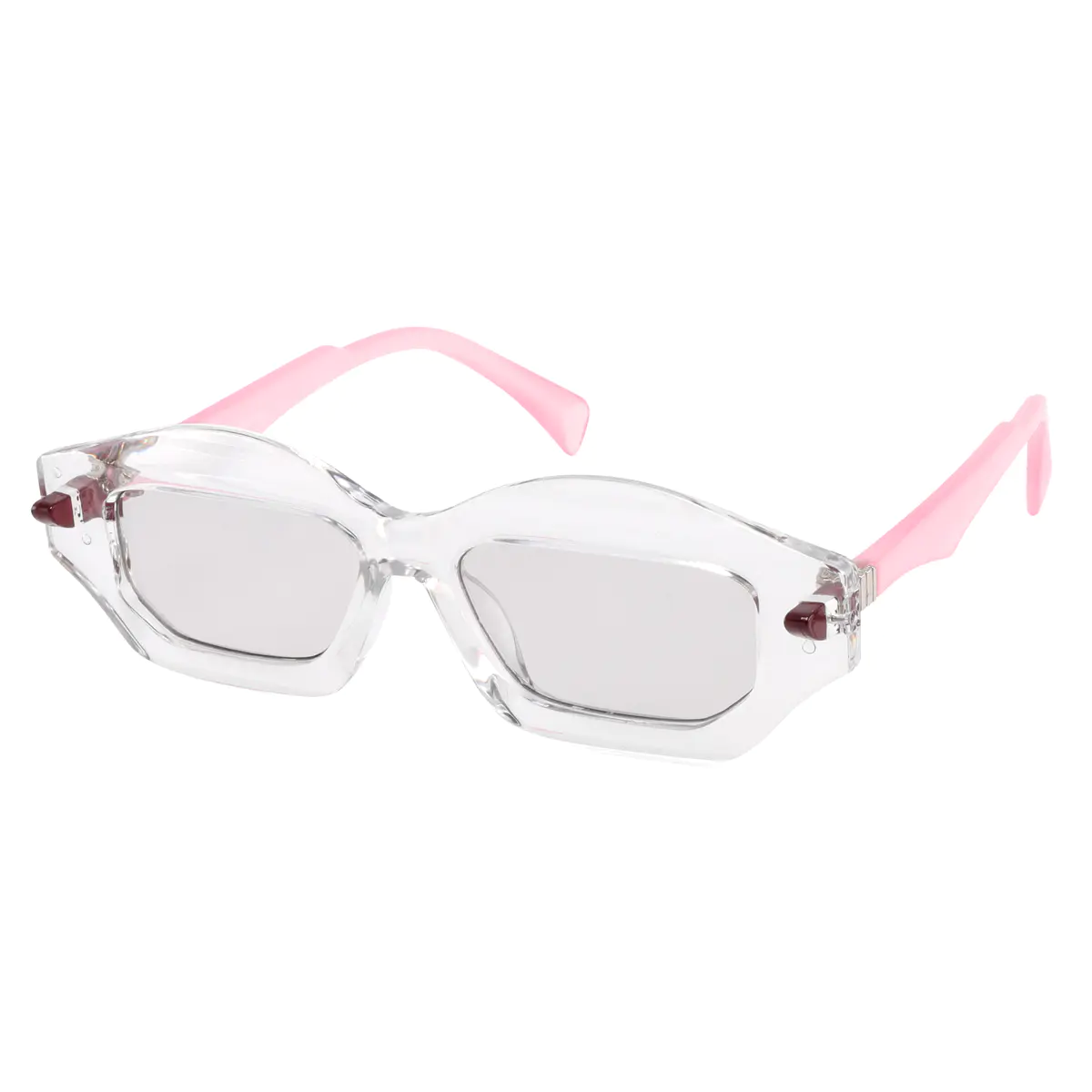 Geometric Clear Sunglasses