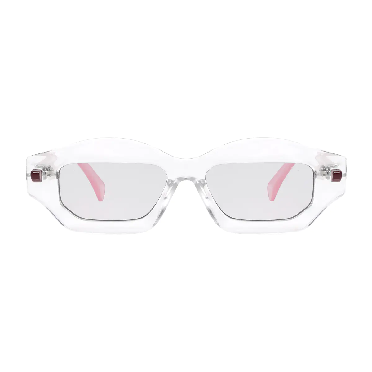 Geometric Clear Sunglasses